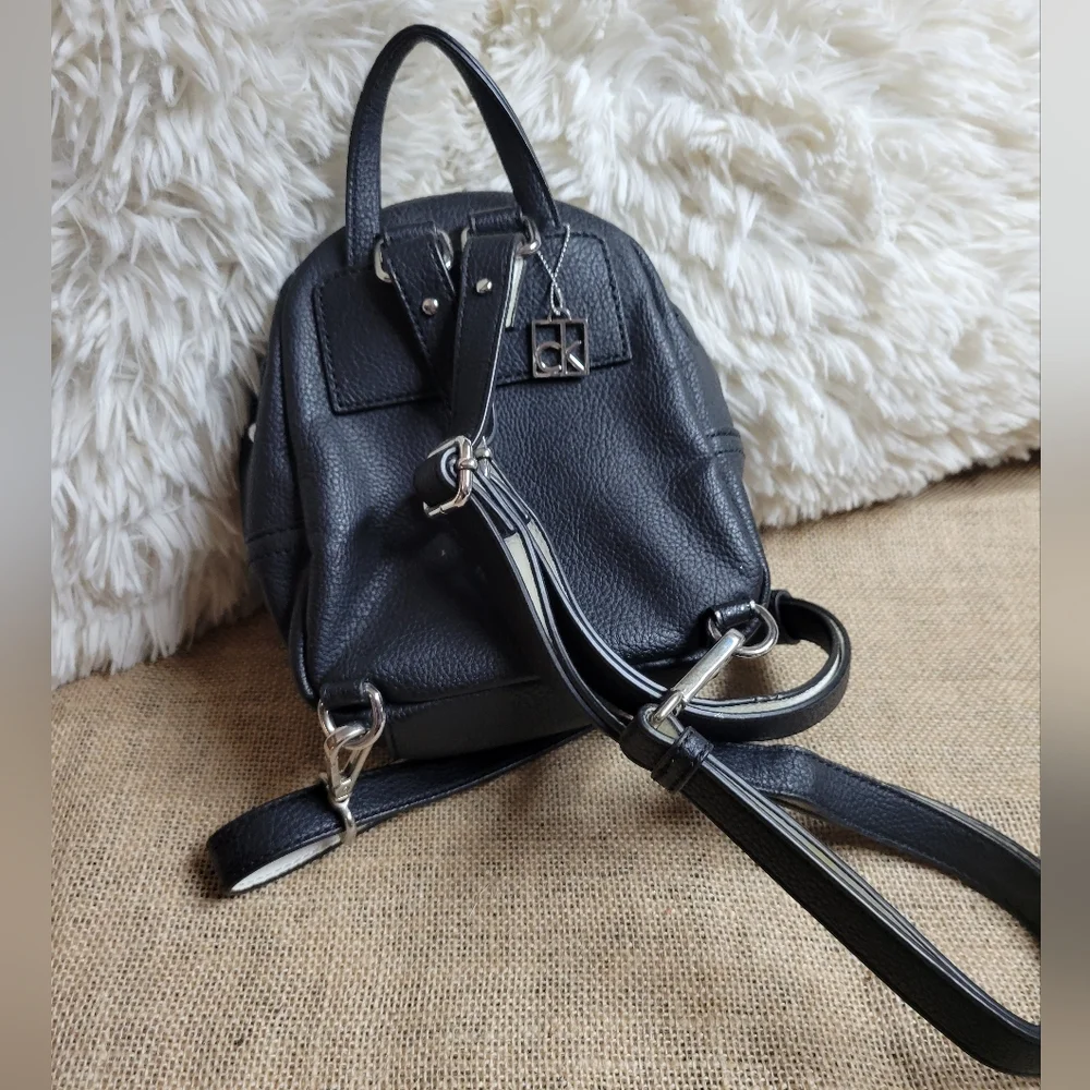 Calvin Klein mini backpack purse cute circle details